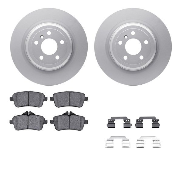 Dynamic Friction Co 4512-63227, Geospec Rotors with 5000 Advanced Brake Pads includes Hardware, Silver 4512-63227